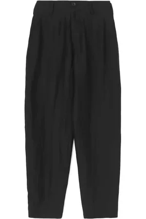 YOHJI YAMAMOTO Crease-effect tapered trousers