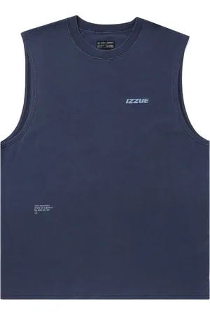 Izzue Logo-print cotton tank top