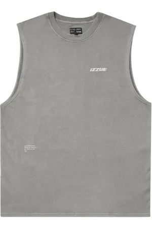 Izzue Logo-print cotton tank top