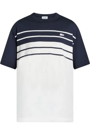 Lacoste Striped organic cotton T-shirt