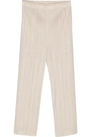 PLEATS PLEASE ISSEY MIYAKE Thicker plissé straight-leg trousers