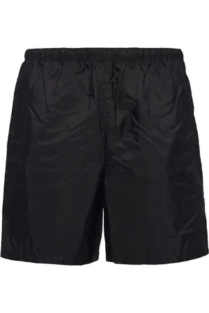 Prada Logo-plaque swim shorts
