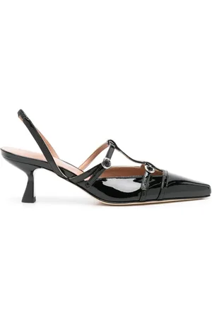 Scarosso Selena 50mm patent-leather pumps