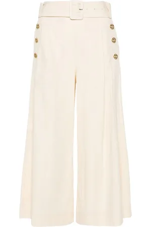 Twin-Set Wide-leg cropped trousers