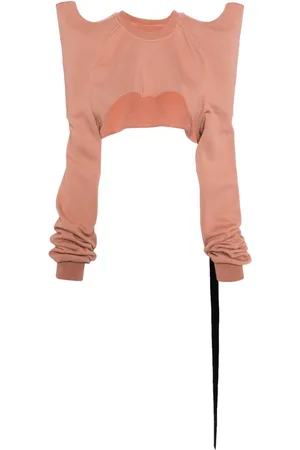 Rick Owens Tecsweat cropped sweatshirt