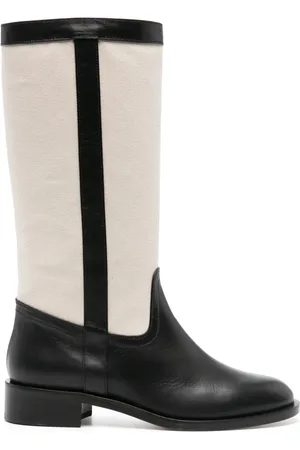 Scarosso Tess panelled canvas boots