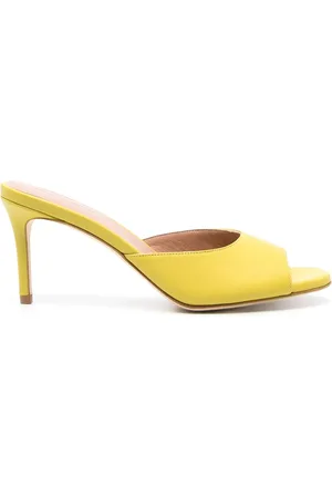 Scarosso 75mm Lohan leather mules