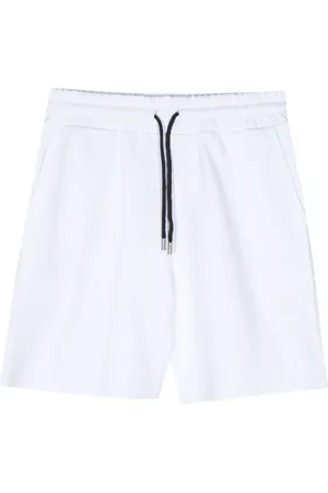 MAUNA KEA Colour-block cotton track shorts