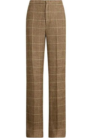 Ralph Lauren Plaid straight-leg trousers