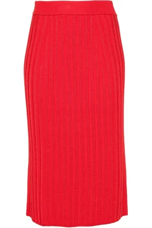 Joseph Chunky-ribbed skirt