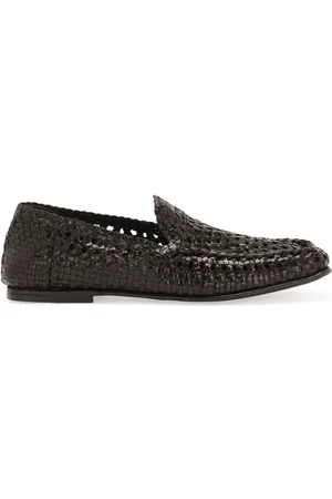 Dolce & Gabbana Interwoven leather loafers
