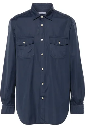 Boglioli Long-sleeve cotton shirt