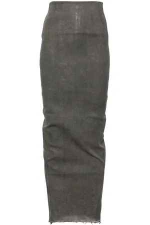 Rick Owens Dirt Pillar maxi pencil skirt