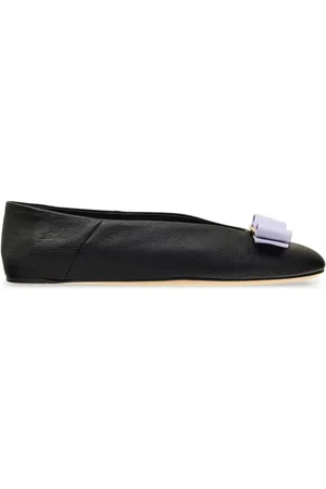 Salvatore Ferragamo Vara leather ballerina shoes