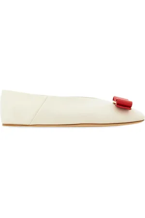 Salvatore Ferragamo Vara leather ballerina shoes