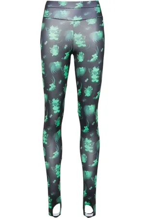 Chopova Lowena Neon cartoon-print leggings