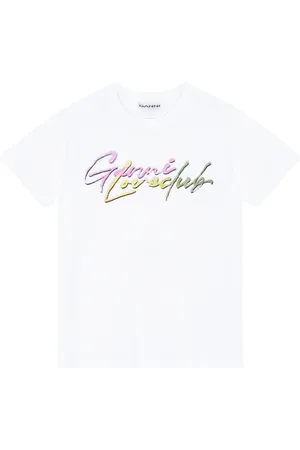 Ganni Logo-print cotton T-shirt