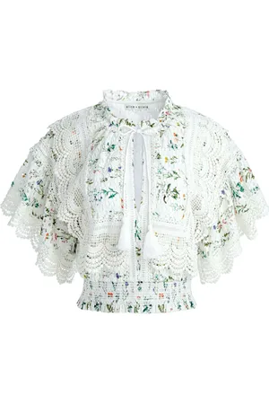 ALICE+OLIVIA Tabitha lace blouse