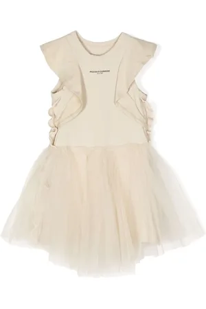 JNBY by JNBY Ruffled tulle-panel dress