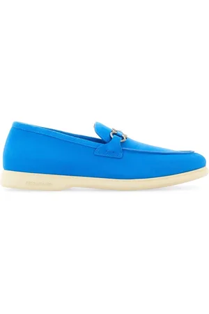 Salvatore Ferragamo Gancini suede loafers