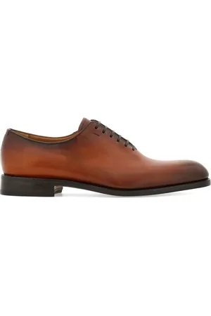 Salvatore Ferragamo Tramezza leather Oxford shoes