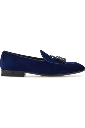 Salvatore Ferragamo Tasselled velvet loafers