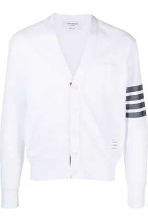 Thom Browne 4-Bar cotton cardigan