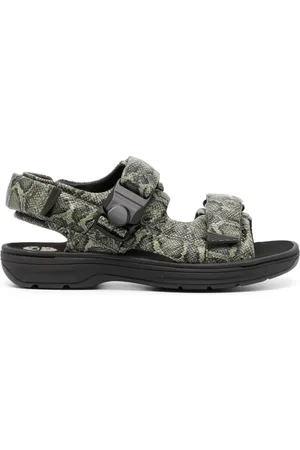 MARTINE ROSE Snake-print leather sandals