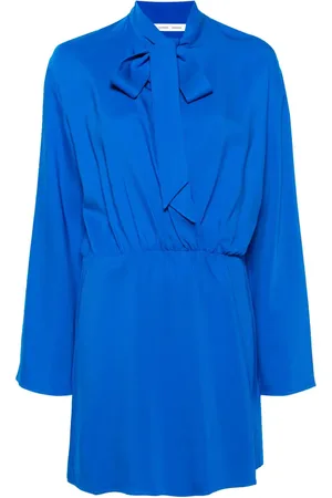 Samsøe Samsøe Samailey tied-neck minidress
