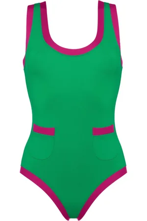 ERES Asia scoop-back swimsuit - Green