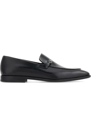 Salvatore Ferragamo Gancini-charm leather mocassin loafers