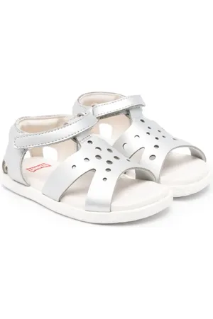 Camper Miko Twins perforated leather sandals