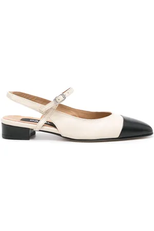 Carel Oceano 30mm leather ballerina shoes