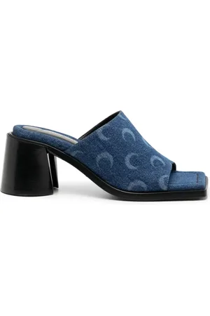 Marine Serre MS denim mules