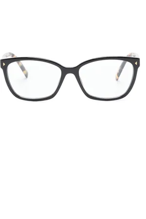 Prada Tortoiseshell-effect square-frame glasses