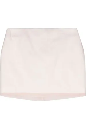 Sportmax Double-layer silk miniskirt