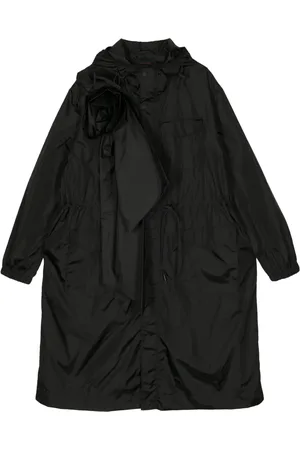 Simone Rocha Rose-appliqu?? utility tech parka