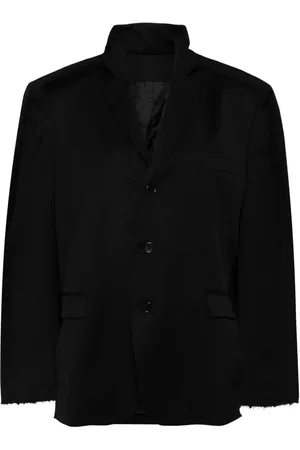 PROTOTYPES Frayed-edge single-breasted blazer