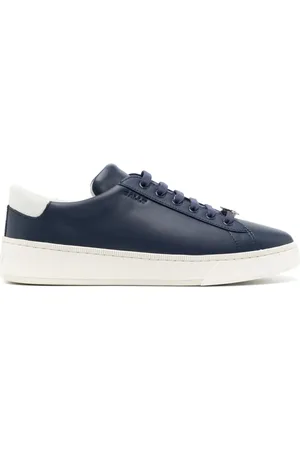 Bally Logo-debossed leather sneakers
