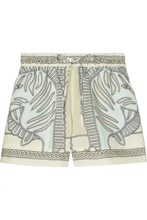 Tory Burch Printed Camp Shorts