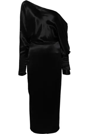 Kiki de Montparnasse One-shoulder silk midi dress