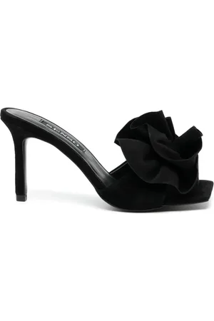 SENSO Harlow 100mm floral-appliqu?? mules