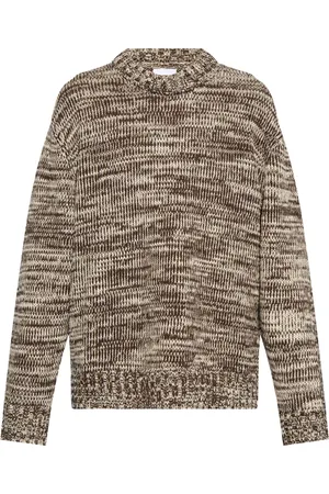 Norse projects Crew-neck marl-knit jumper