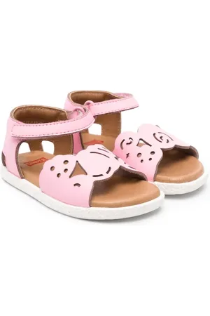 Camper Miko Twins perforated leather sandals