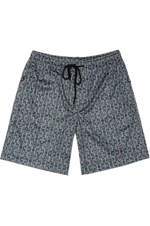 KSUBI Geometric-print deck shorts