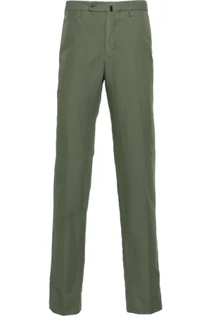 Incotex 39 linen-blend chino trousers