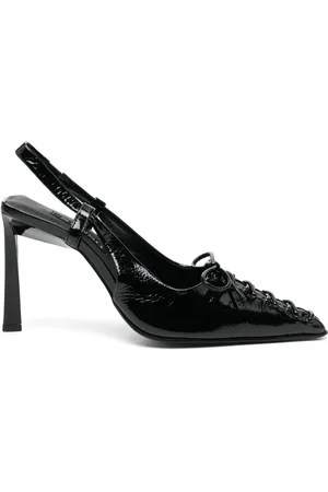 SENSO Oka 75mm slingback leather pumps