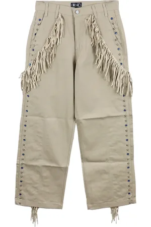 THUG CLUB Castle Cowboy fringed trousers