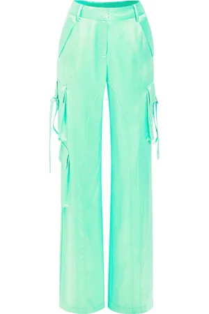 Retrofete Satin cargo trousers