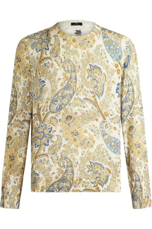 Etro Floral intarsia-knit jumper
